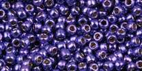 TOHO 11/0 #PF581 PF Гальванизированный фиолетовый