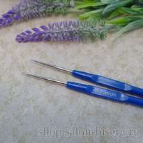 Крючок для вязания с пластиковой ручкой, 0,75 мм (Китай)