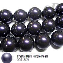Crystal Dark Purple Pearl, 12 мм