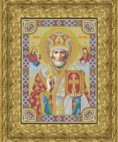 Икона "Святитель Николай Архиепископ Мир Ликийский Чудотворец" (Анастасия), A3