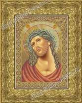Икона "Иисус Христос (Спаситель) в терновом венце" (Анастасия), A3