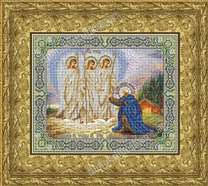 Икона "Явление Святой троицы преподобному Александру Свирскому" (Анастасия), A3
