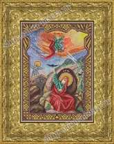 Икона "Восхождение Илии Пророка на огненной колеснице" (Анастасия), A3