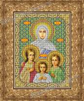 Икона "Вера, Надежда, Любовь и мать их Софья" (Анастасия), A4