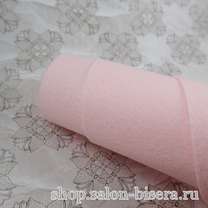 Фетр жесткий розовый 906 Корея 1/4 (16x26 см.), 1.2 мм