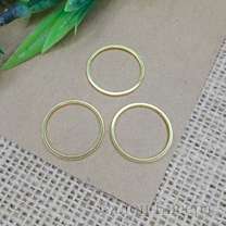 Коннектор кольцо D=20 мм, золото