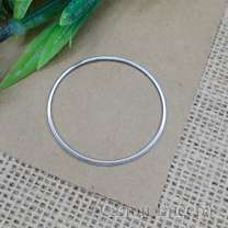 Коннектор кольцо D=40 мм из нержавеющей стали, серебристый