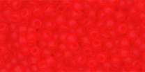TOHO 11/0 #0005F Матовый прозрачный светлый сиамский рубин