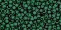 TOHO 11/0 #0939F Матовый прозрачный зеленый изумруд